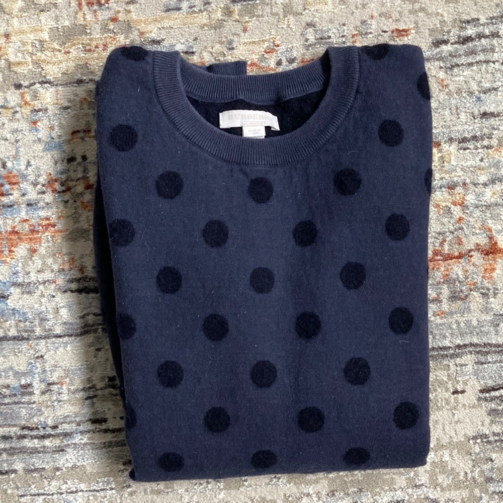 Burberry youth size 14Y sweater. Excellent condition.